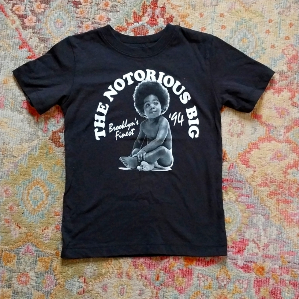 Kid's Biggie Smalls rapper t-shirt